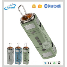 Haut-parleur extérieur portatif de Bluetooth de haut-parleur de lampe-torche 3W * 2
